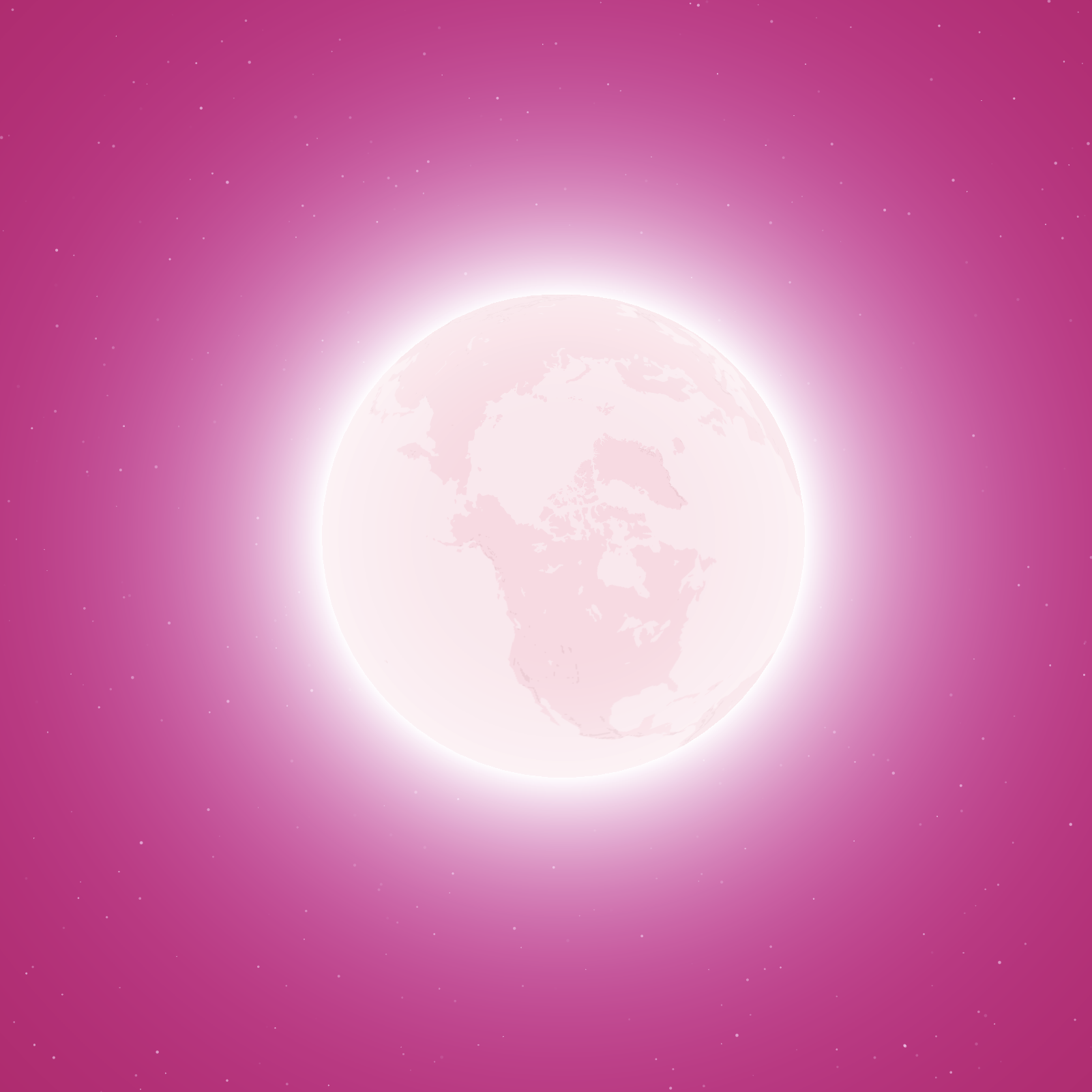 This is what the world would look like if it was pink, crazy!